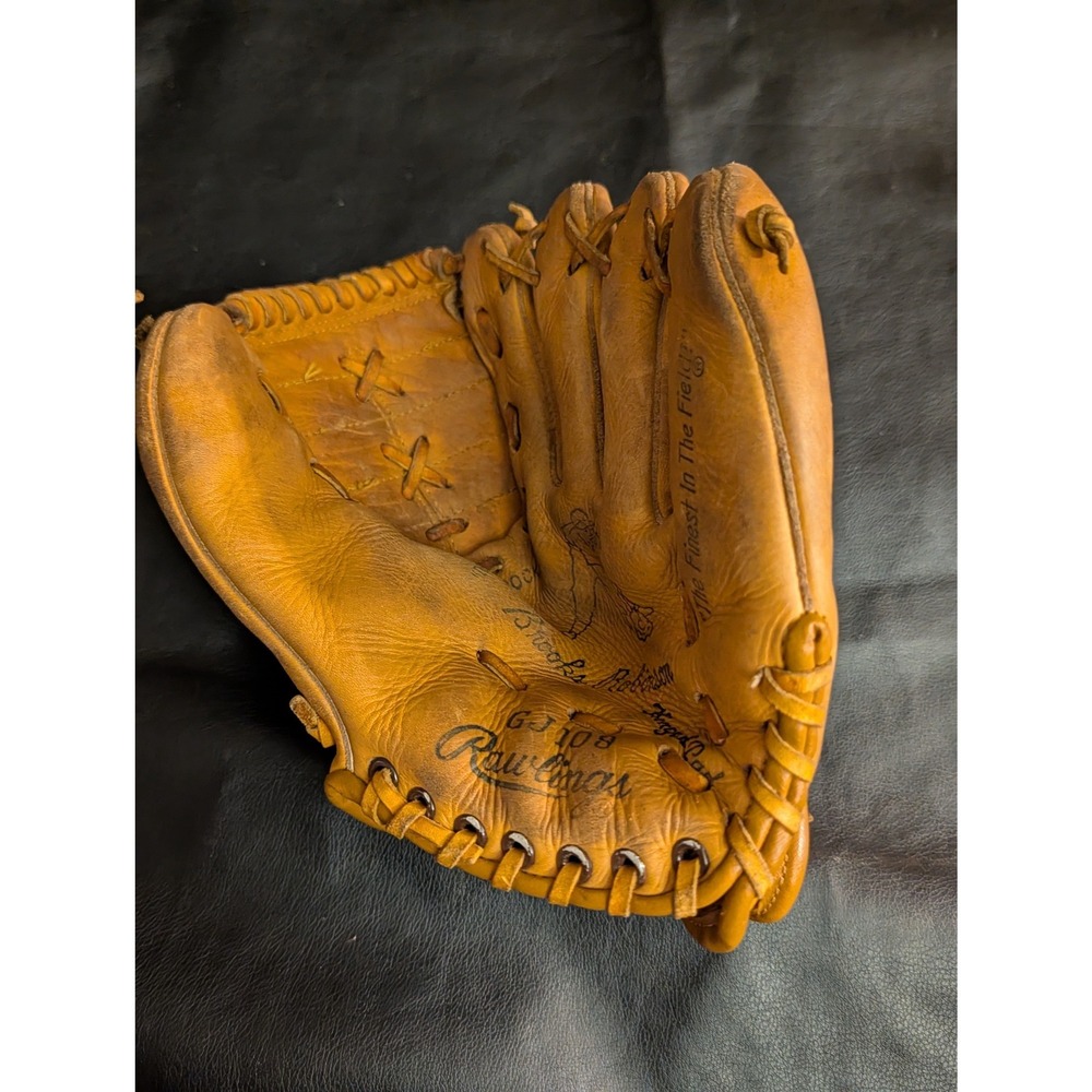 Rawlings GJ109 Brooks Robinson Signature Baseball Glove Tan Right Hand Throw